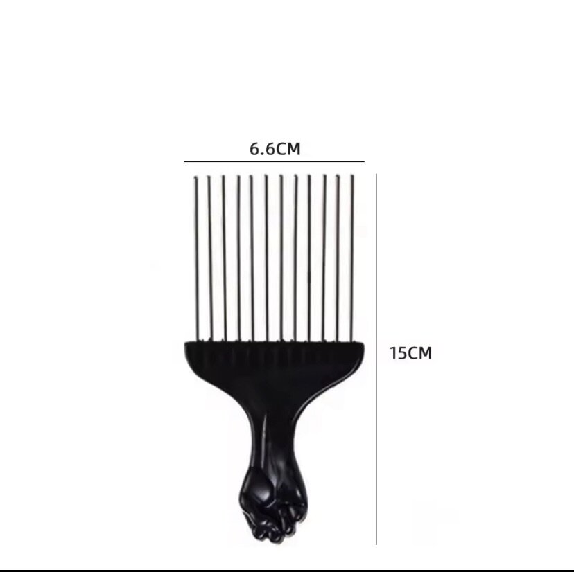 peigne afro en fer moyen
