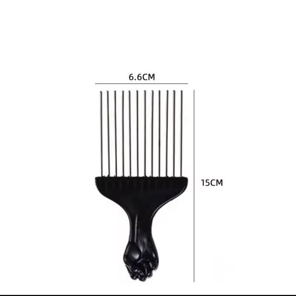 peigne afro en fer moyen