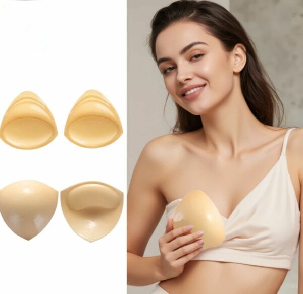 Coussins en silicone pour soutien-gorge