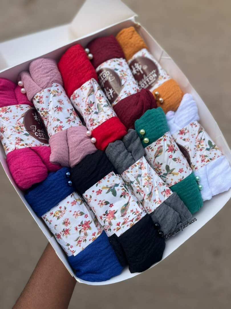 Box voile en cotton