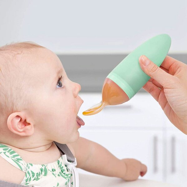 Cuillère Bébé en Silicone