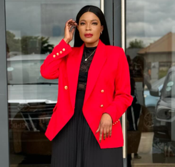 Red blazer