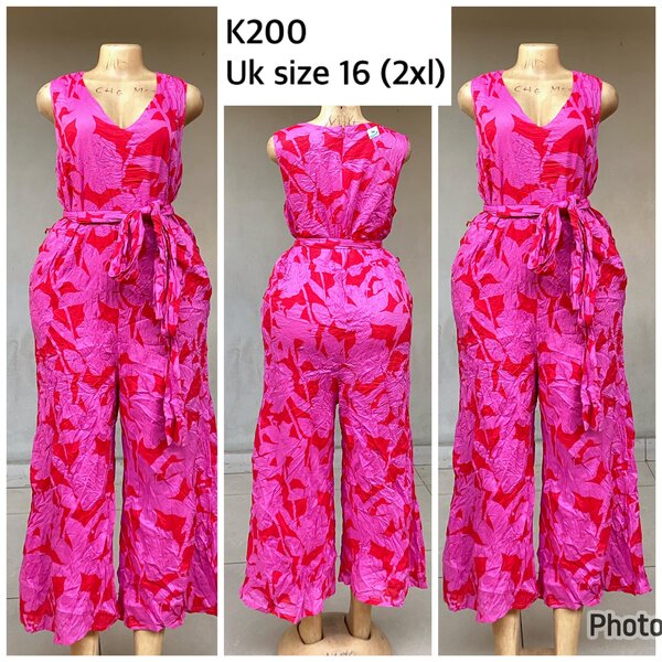 pink jumpsuit