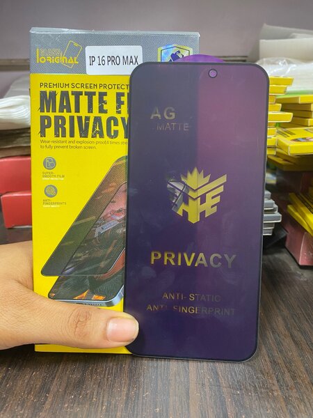 Matte film privacy