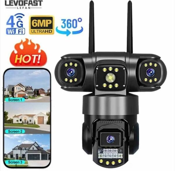 Caméra WiFi 4G 360° 6MP