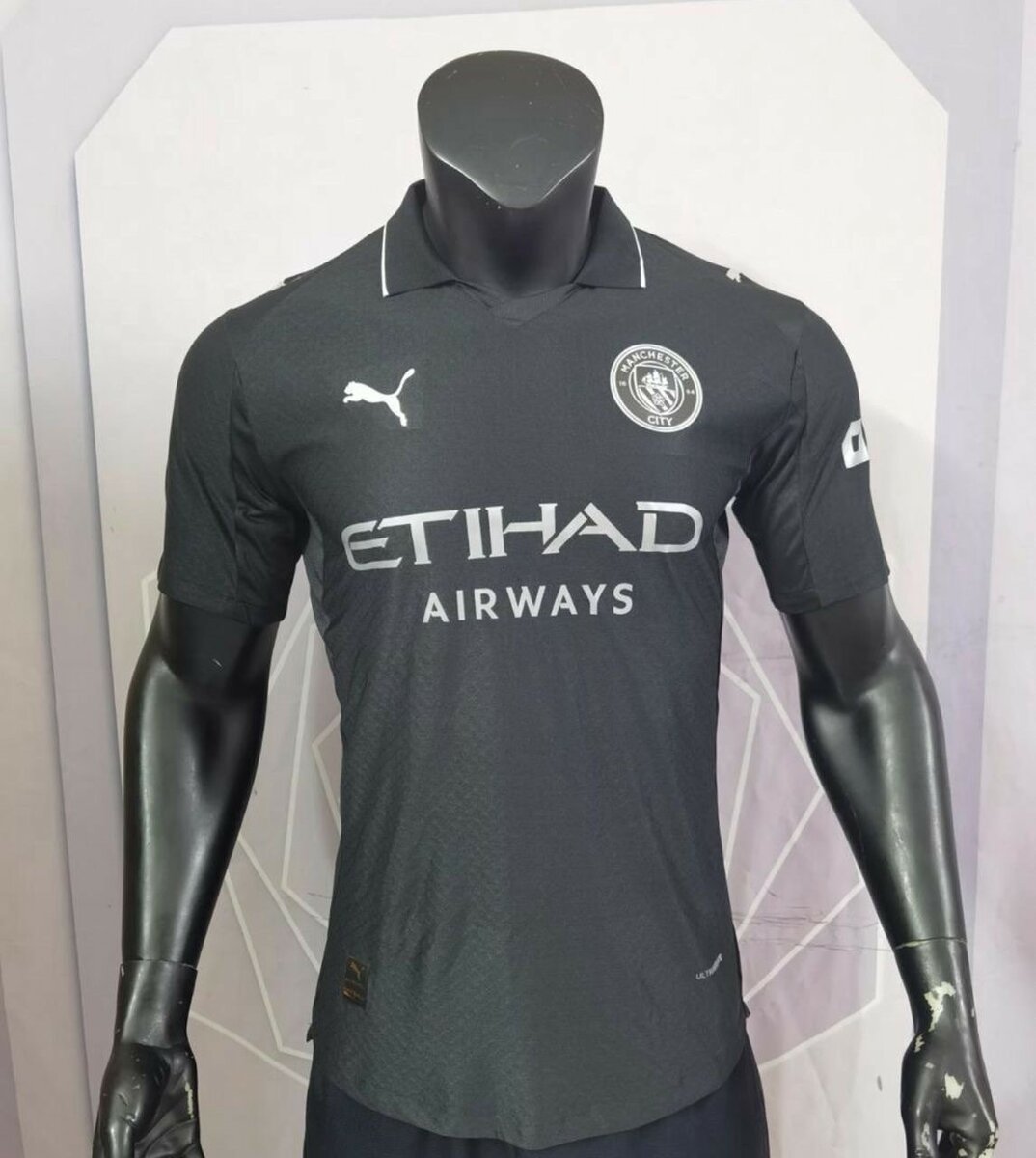 Maillot de Football Noir Homme