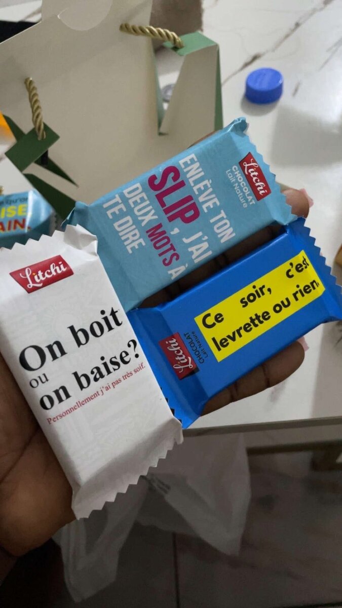 Litchi Fun Chocolate Bars