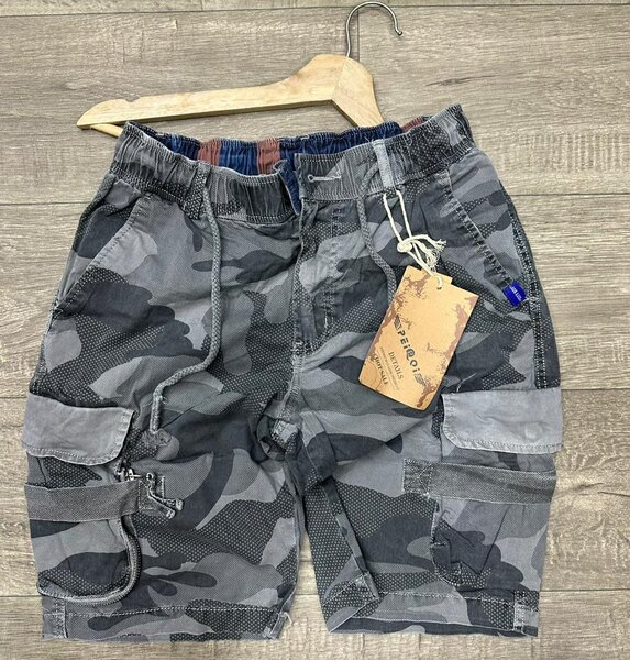 Culotte cargo couleur treillis