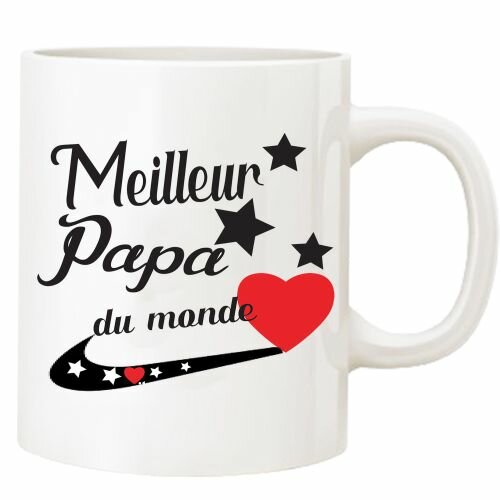 Tasse En Céramique Imprimé Meilleur Papa