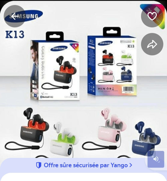 Écouteurs Bluetooth Samsung K13
