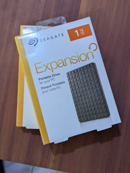 1 Terabyte external Hard Drive New