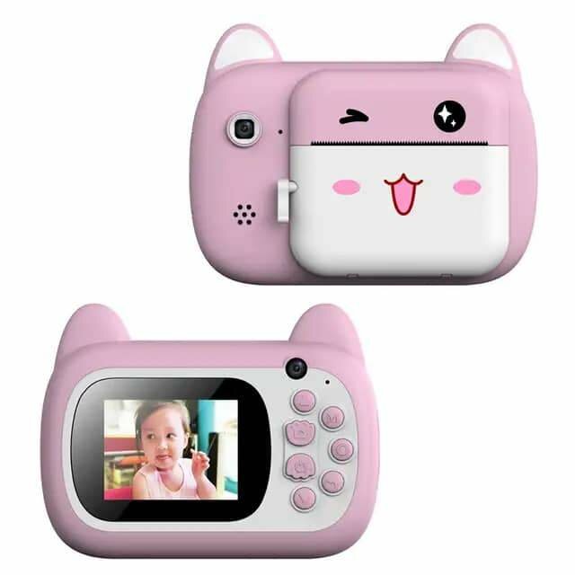 Appareil photo enfant HD, impression instantanée