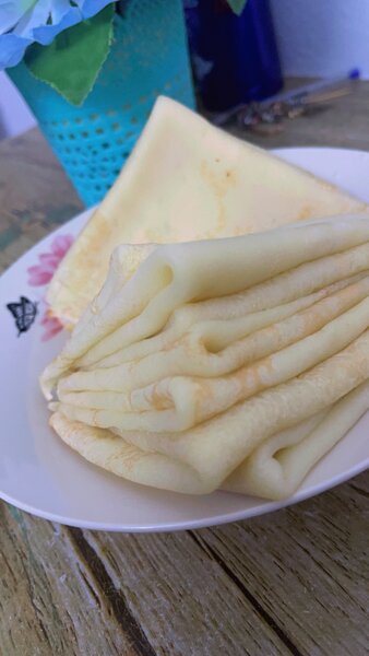 Crêpes roulées au chocolat