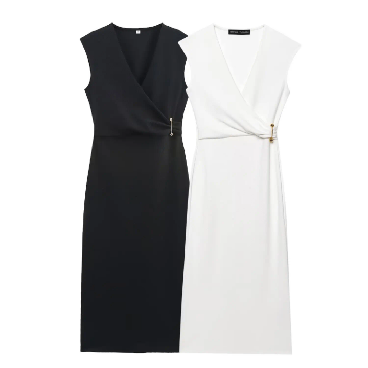 Robe élégante sans manches