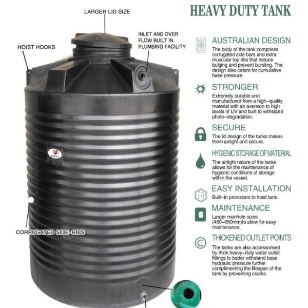 Poly + water tanks