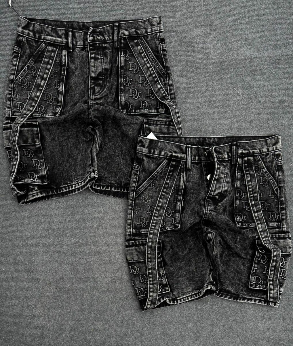 Shorts en jean noirs tendance