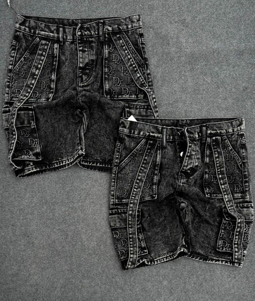 Shorts en jean noirs tendance