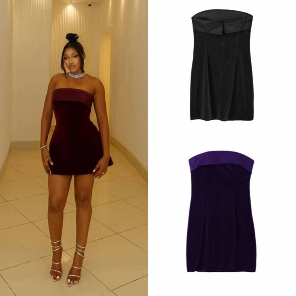 Mini handless dress