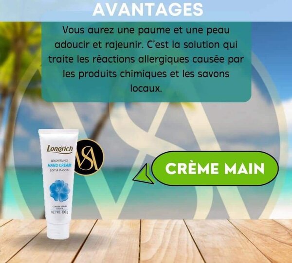 Crème réparatrice de main