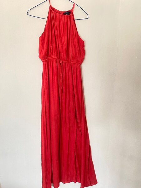 Long Red Dress
