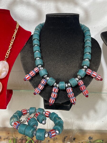 Necklace beads