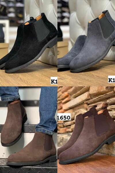 Suede boots
