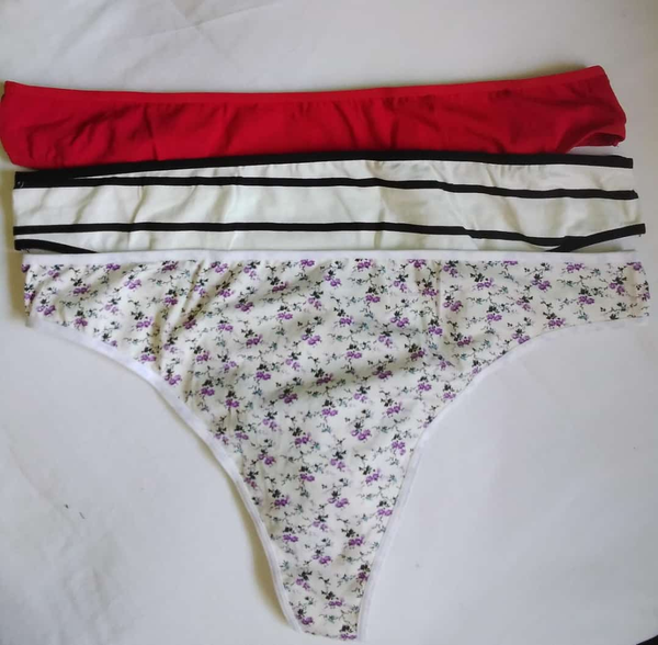 Pant blanc violet