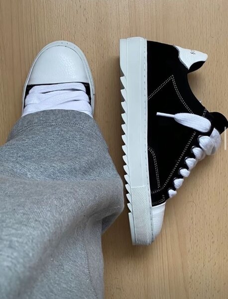 Sneakers en cuir élégants