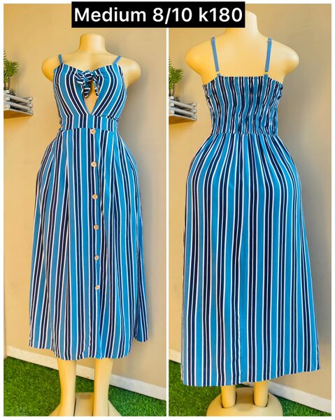 blue dress