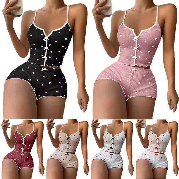 Pyjama Femme Coeur
