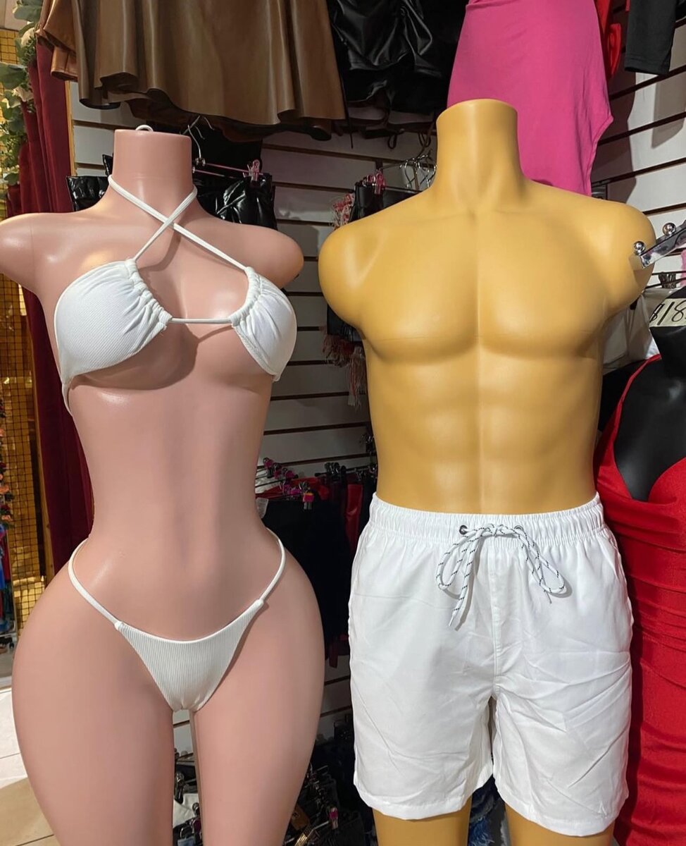 White swimmers suit