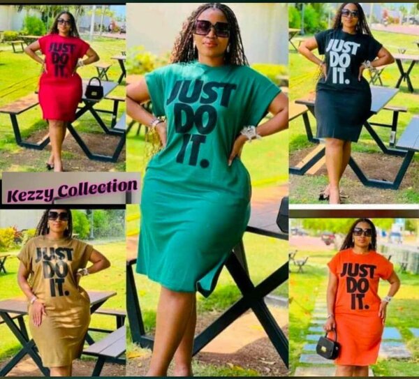 Robe T-shirt Décontractée Femme