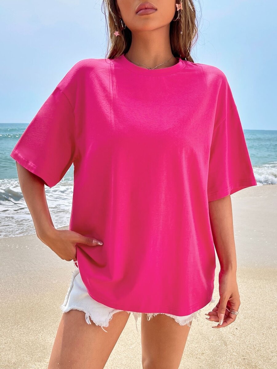 Teeshirt basique couleur rose 🩷✨