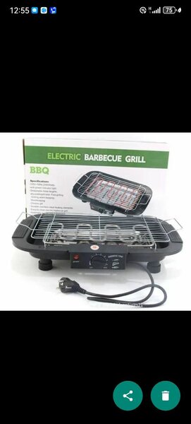 Electric barbecue grill