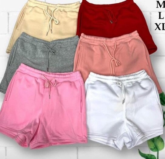 Shorts en coton unisexe