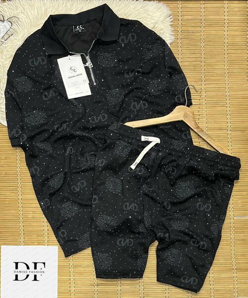 Ensemble polo et short noir