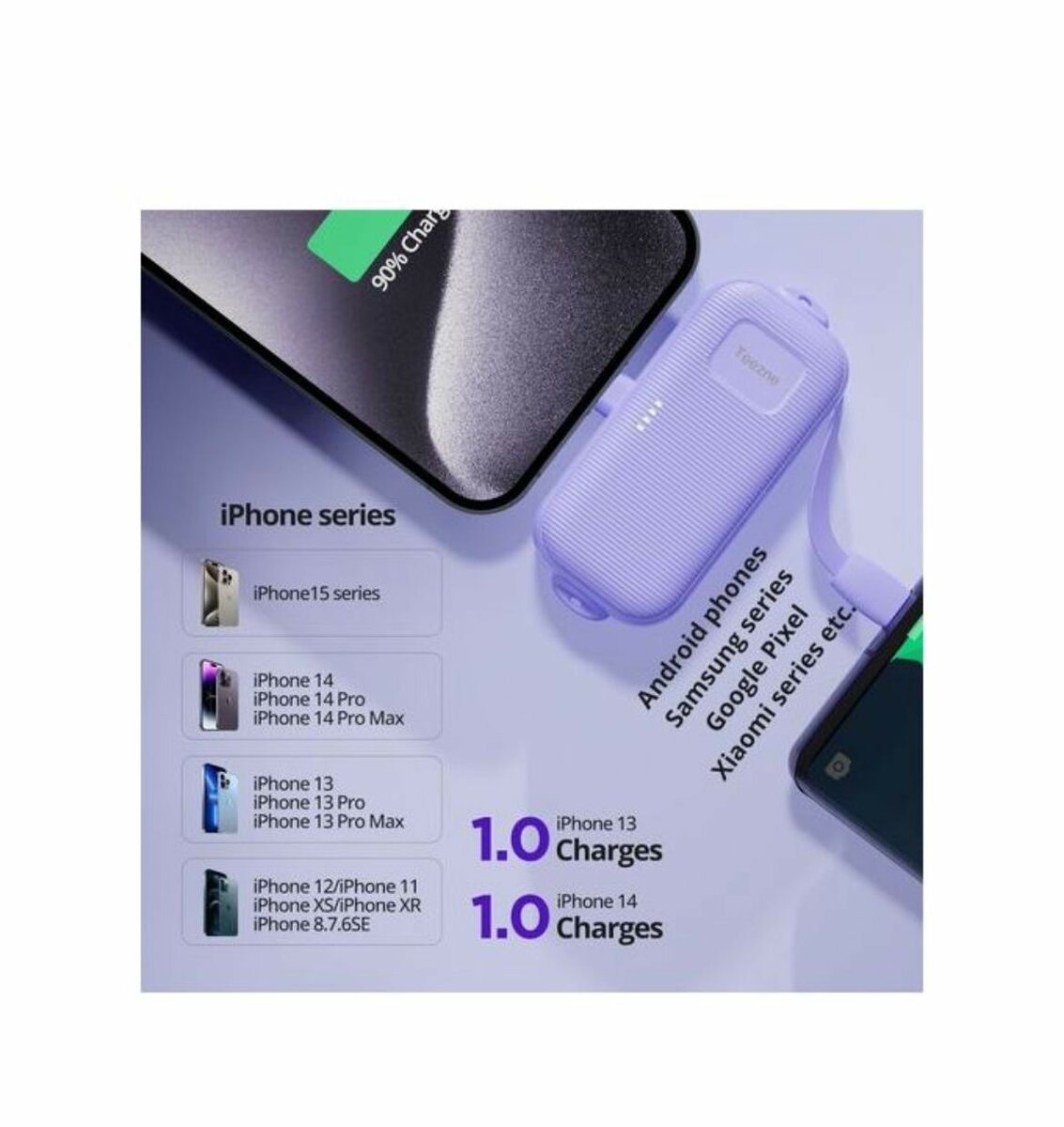 Chargeur Portable Compact Universel