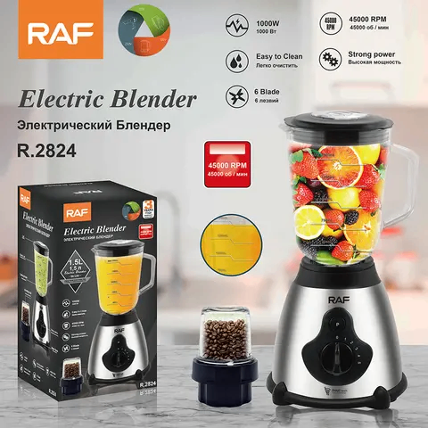 Mixeur RAF en Verre 2 en 1