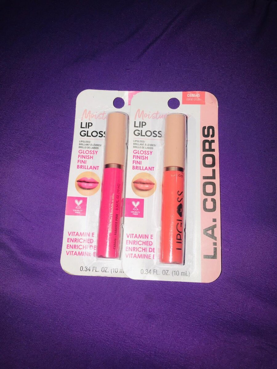Lip gloss.