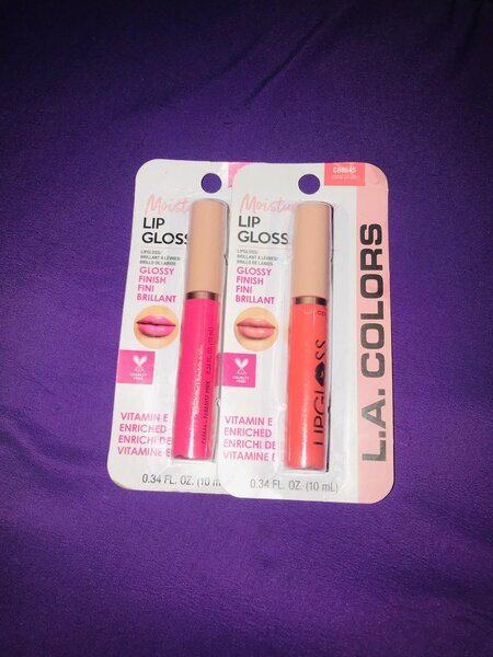 Lip gloss.