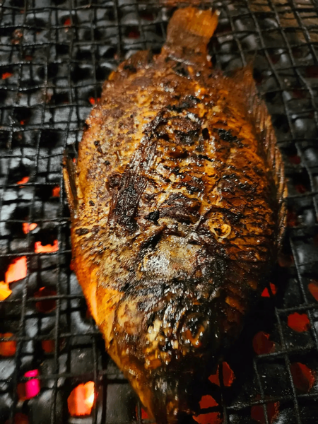 Poisson braisé