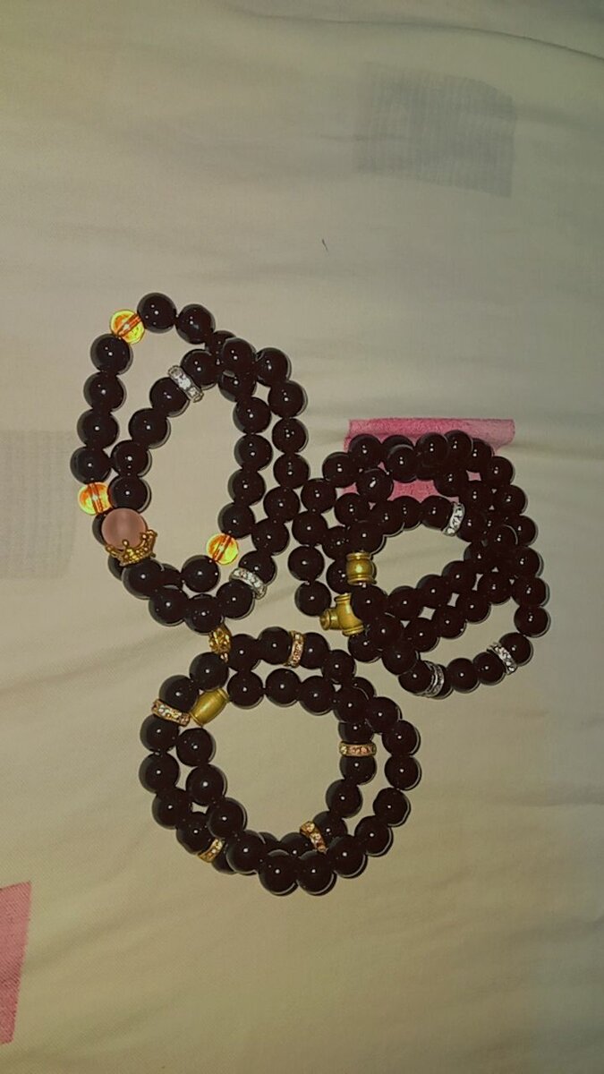 Obsidian bracelets