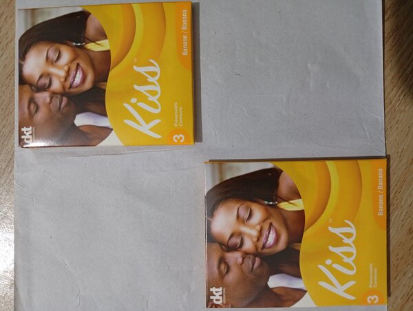 3*2 préservatifs kiss banane