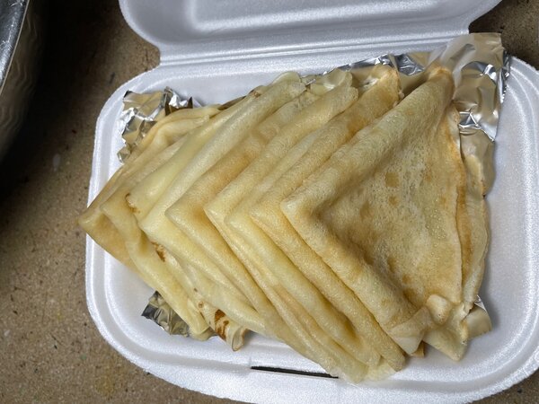 10 crêpes nature