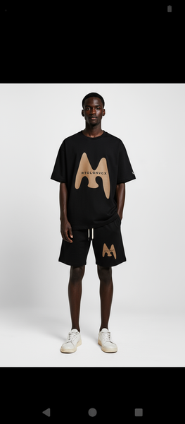 Ensemble T-shirt et Short Noir Homme