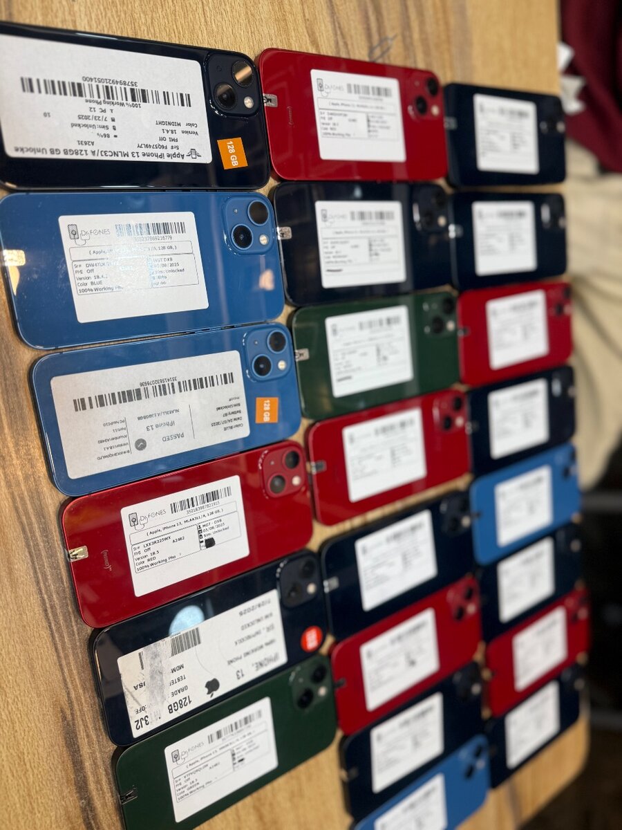 Smartphones débloqués multicolores