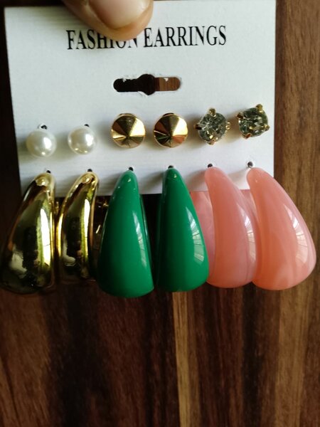 6 in 1 earrings set