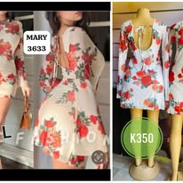 dress with roses