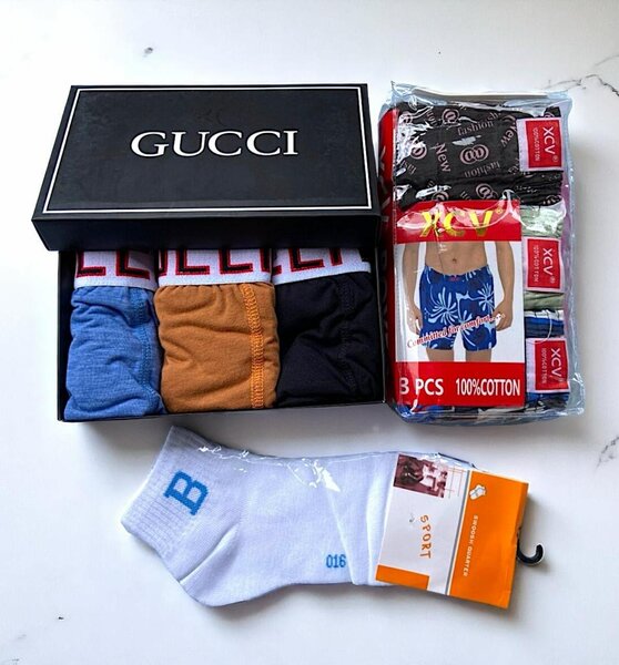 Boxers+ chaussettes