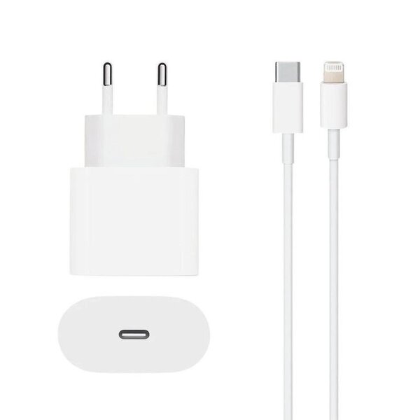 Chargeur rapide  adapter avec un cable usb-c.